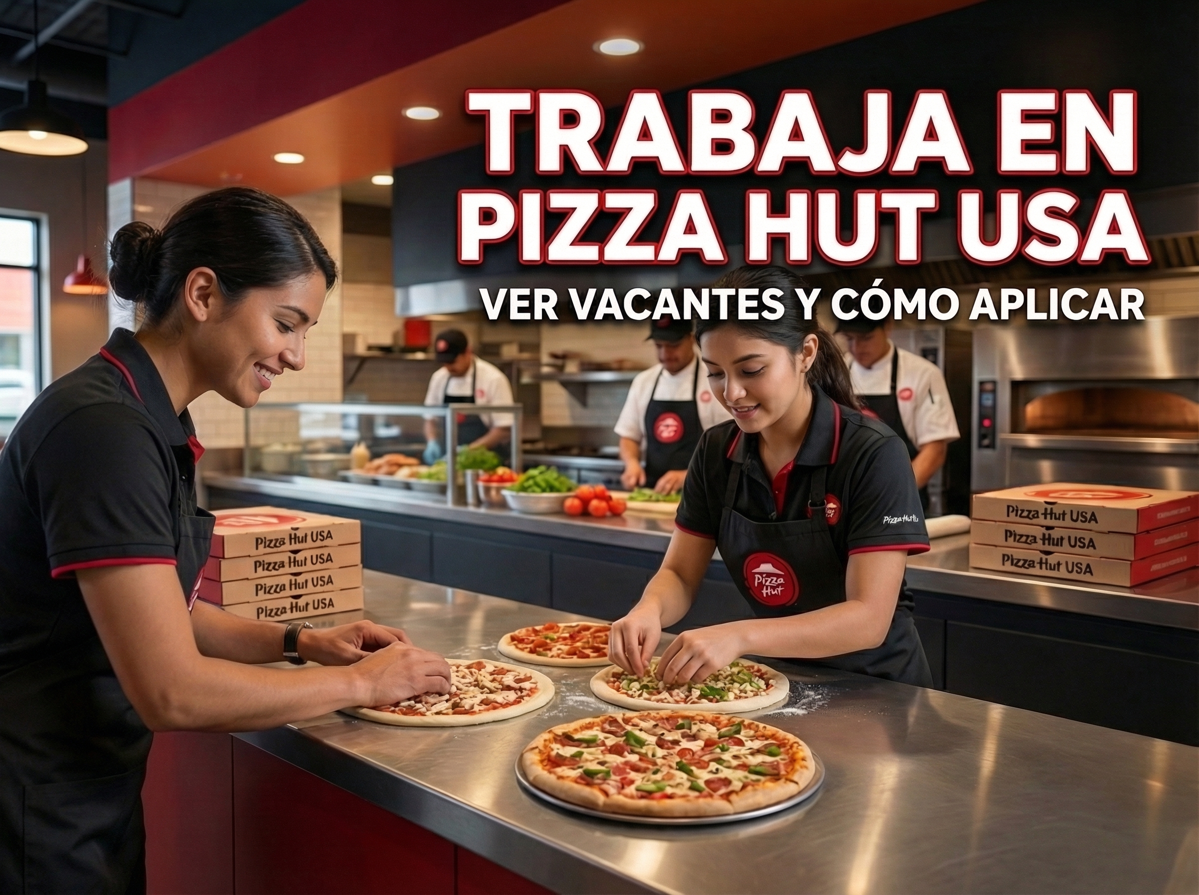 Trabajar en restaurantes Pizza Hut en Estados Unidos